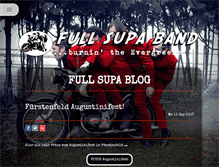 Tablet Screenshot of fullsupaband.com